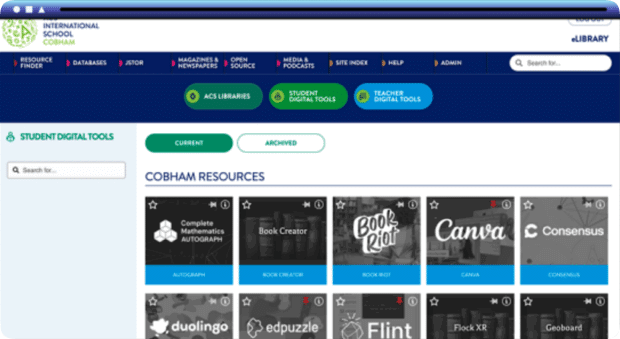 The ACS Schools SDS Metis eLibrary