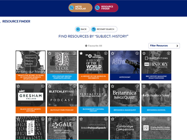 Metis eLibrary